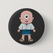 Yokai Hitotsume-kozou (Ein-Mit Augen Kind) Button (Vorderseite)