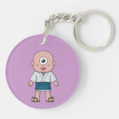 Yokai Hitotsume-kozou (Ein-Mit Augen Kind) Schlüsselanhänger (Rückseite)