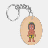 Yokai Oni (Ogre) Schlüsselanhänger (Vorderseite links)