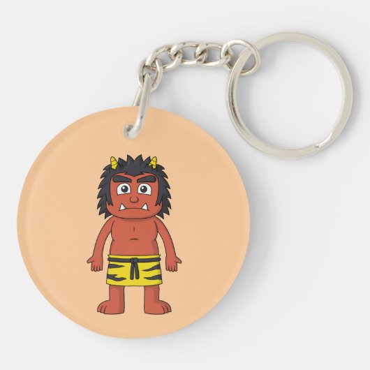 Yokai Oni (Ogre) Schlüsselanhänger (Rückseite)