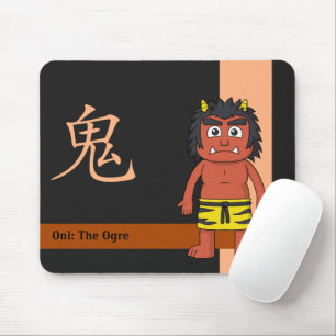 Yokai Oni (Ungeheuer) Mousepad