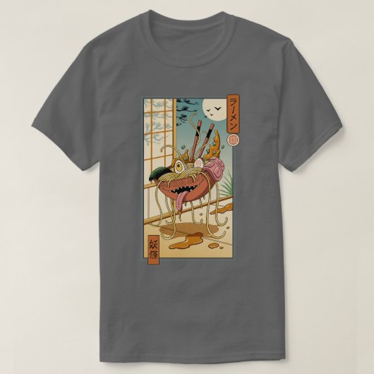 Yokai Ramen in Edo T-Shirt (Design vorne)