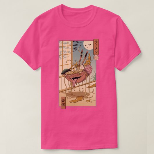 Yokai Ramen in Edo T-Shirt (Design vorne)