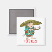 Yokai-Serie: Tofu Kozo Magnet (Vorderseite/Rückseite)