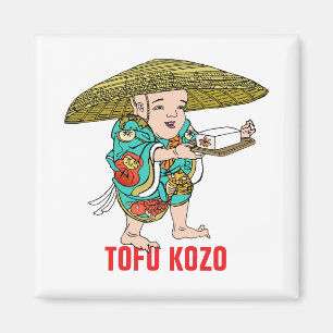 Yokai-Serie: Tofu Kozo Magnet