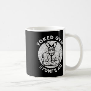 Yoked Gym Sydney Flex Muscle Kangaroo Kaffeetasse