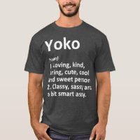YOKO Definition Personalisiert Name Funny Birthday