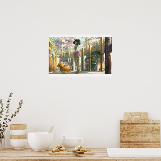 Yoko&Nana-chan Poster (Küche)