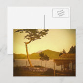 Yokohama Japan Park Vintage Berge Postkarte (Vorne/Hinten)