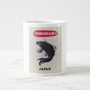 Yokohama Japan Vintages Reiseplakat Jumbo-Tasse