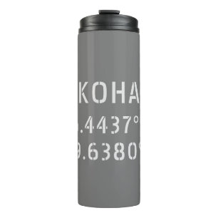 Yokohama Latitude & Longitude Thermosbecher