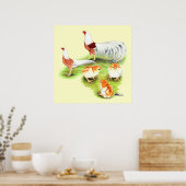 Yokohama Red Shoulder Family Poster (Küche)