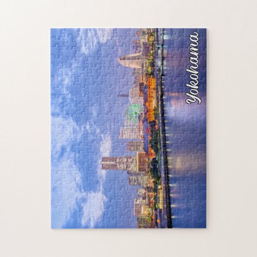 Yokohama Skyline, Japan Puzzle (Vertikal)