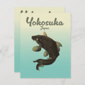 Yokosuka Japan Reiseplakat (Vorne/Hinten)