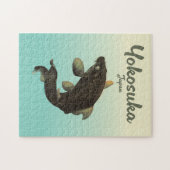 Yokosuka Japan Reiseplakat Puzzle (Horizontal)