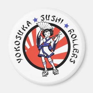 Yokosuka-Sushi-Rollen-Magnet Magnet