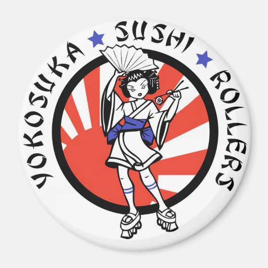 Yokosuka Sushi Roller Magnet (Vorne)