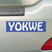 YOKWE - Marshallese, das zu Ihnen alle grüßt! Autoaufkleber (Auf Auto)