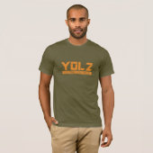 YOL2 leben Sie nur zweimal Zitat-Orange alle T-Shirt (Vorne ganz)
