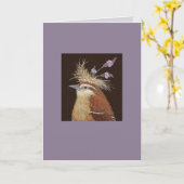 Yolanda, die wren-Karte Karte (Gelbe Blume)