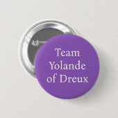 Yolande of Dreux, Königin von Schottland Button (Vorne & Hinten)