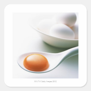 Yolk Quadratischer Aufkleber