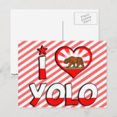 Yolo, CA Postkarte (Vorne/Hinten)