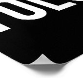 Yolo - Cool New Hip Hop Rap Funny Gift Tee  Poster (Ecke)