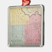 Yolo County 3 Silbernes Ornament (Links)