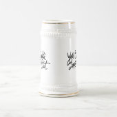 YOLO durch Liebe ich Bierglas (Mittel)