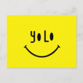 Yolo Face Postkarte (Vorderseite)