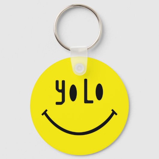 Yolo Face Schlüsselanhänger (Vorderseite)
