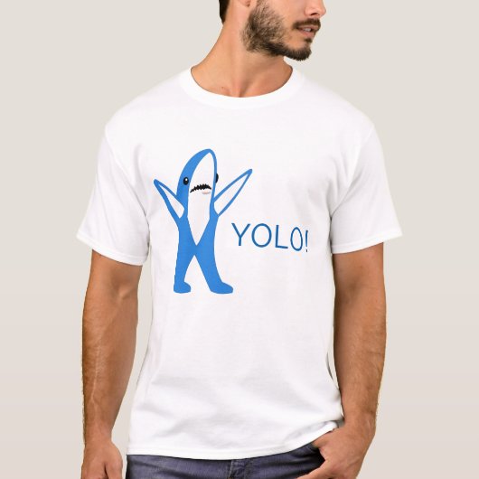 Yolo-Haifisch T-Shirt (Vorderseite)