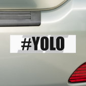 YOLO Hashtag Autoaufkleber (Auf Auto)
