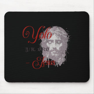 Yolo Jk Brb Jesus Lustiger Ostertag Bibel Vintage Mousepad
