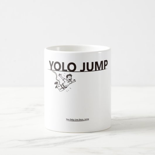 YOLO JUMP KAFFEETASSE (Mittel)