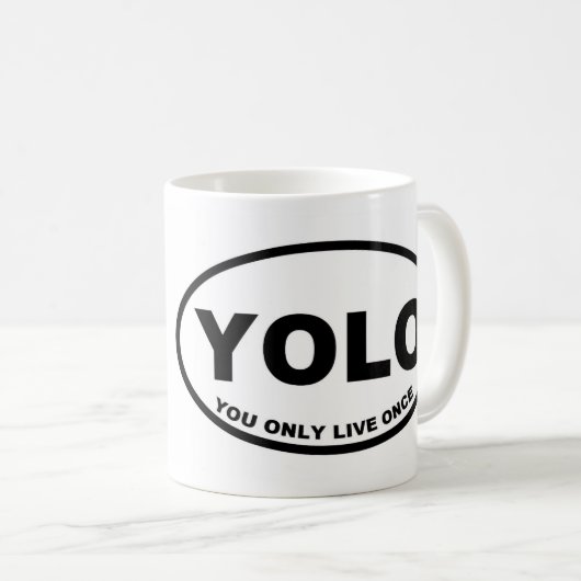 YOLO KAFFEETASSE (VorderseiteRechts)