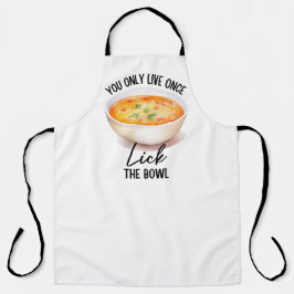YOLO, Lick the Bowl  Schürze