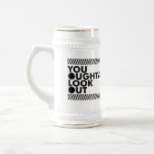 YOLO mit Vorsicht Bierglas (Links)