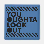 YOLO mit Vorsicht Magnet (Vorne)