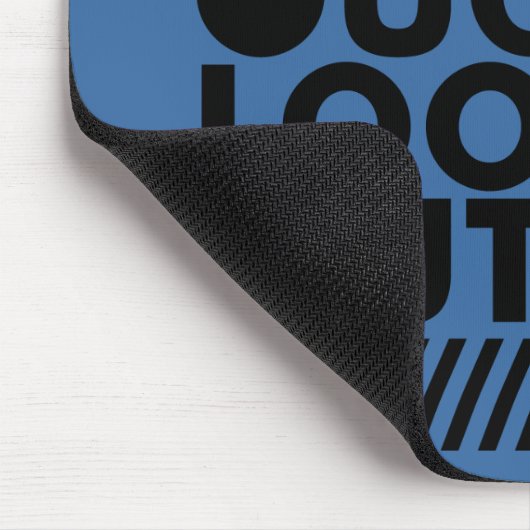 YOLO mit Vorsicht Mousepad (Ecke)