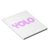 YOLO NOTIZBLOCK (angewinkelt)