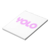 YOLO NOTIZBLOCK (Rotiert)