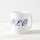 YOLO-Produktion Kaffeetasse (VorderseiteRechts)