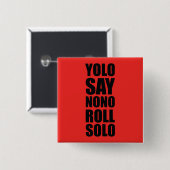 YOLO-Rollensolo Button (Vorne & Hinten)