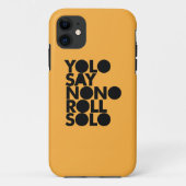 YOLO-Rollensolo gefüllt Case-Mate iPhone Hülle (Rückseite)