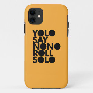 YOLO-Rollensolo gefüllt iPhone 11 Hülle