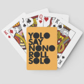 YOLO-Rollensolo gefüllt Spielkarten (Rückseite)