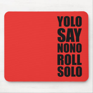 YOLO-Rollensolo Mousepad