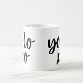 Yolo Sie leben nur einmal Kaffeetasse (Mittel)